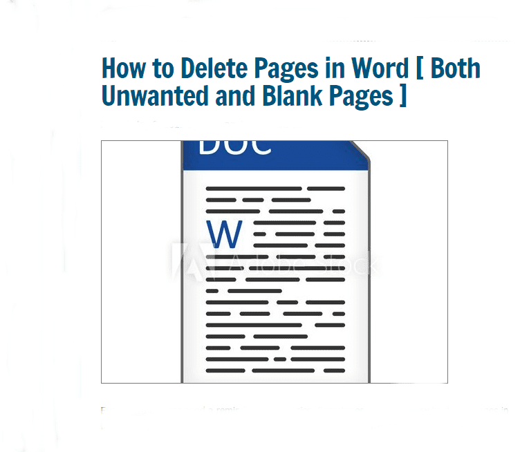 how-to-delete-unwanted-blank-page-in-word-delete-page-in-word-let-talk-edu