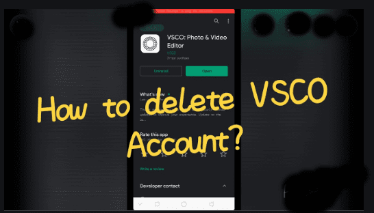 How To Delete a VSCO Account